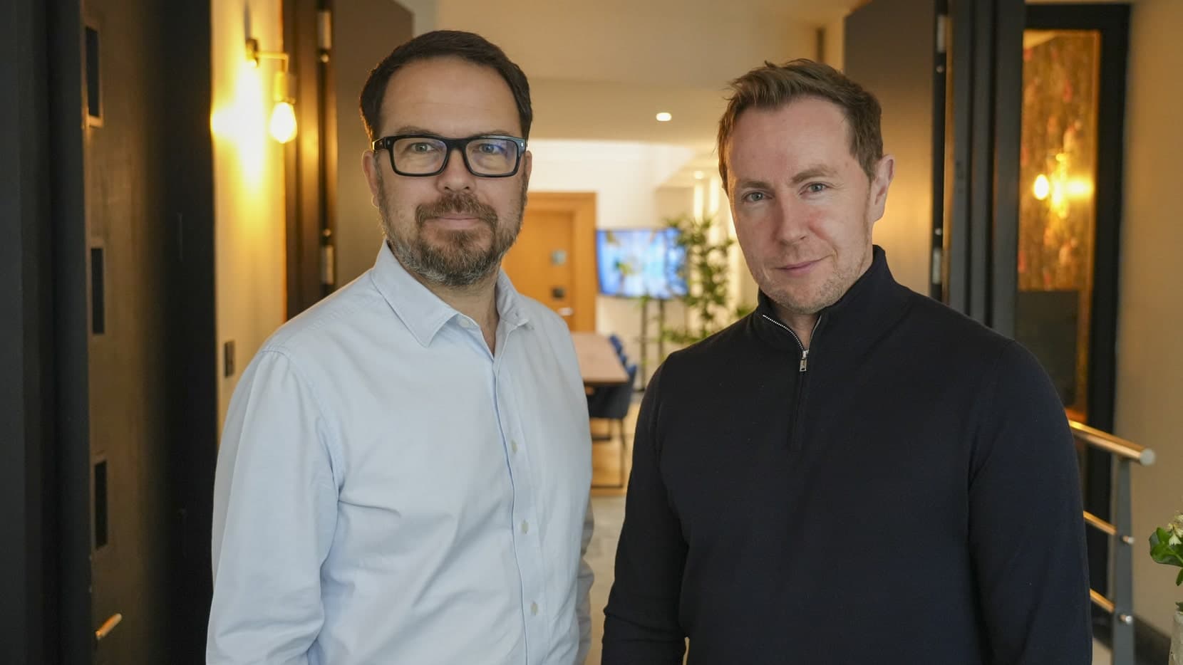 Former UK government chief digital communicators Chris Hamilton (left) and Peter Heneghan (right) launch Albie.